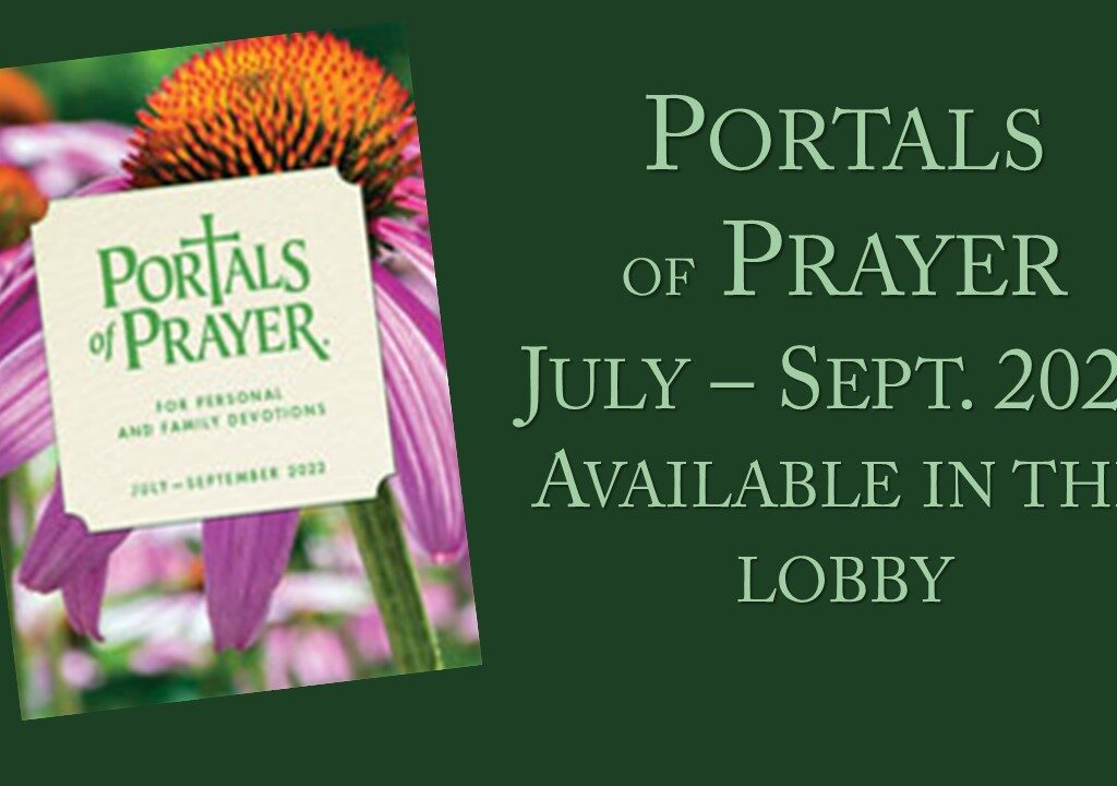 Portals of Prayer Available REDEEMER BY THE SEA